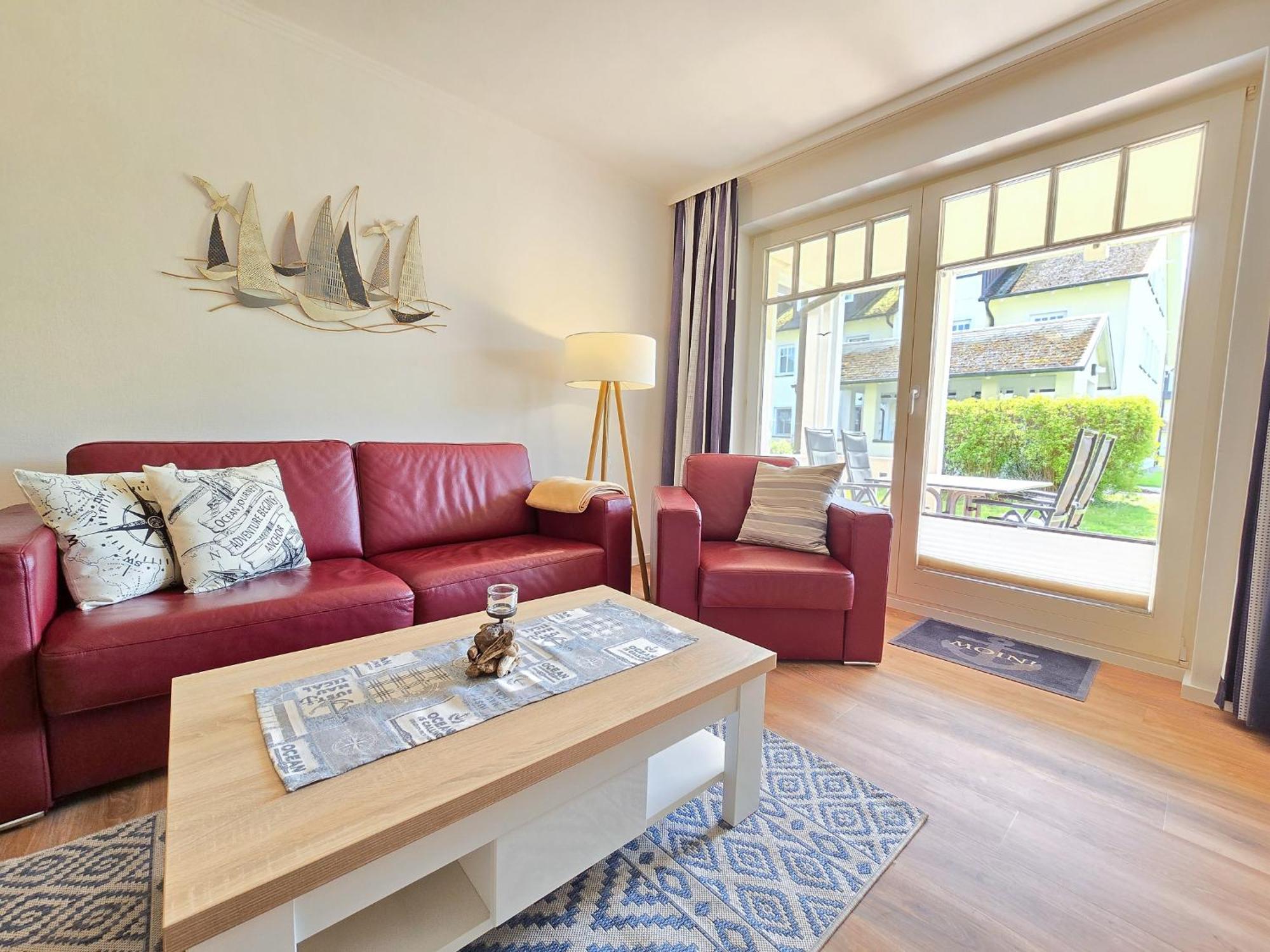 Duenenpark Binz - Komfortplus Ferienwohnung Mit 1 Schlafzimmer Und Terrasse Im Erdgeschoss 212 Dış mekan fotoğraf